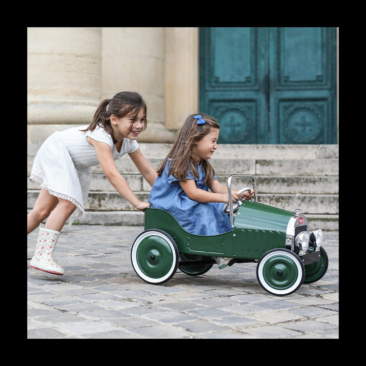 Baghera Preschool Ride-On CLASSIC PEDAL CAR Green