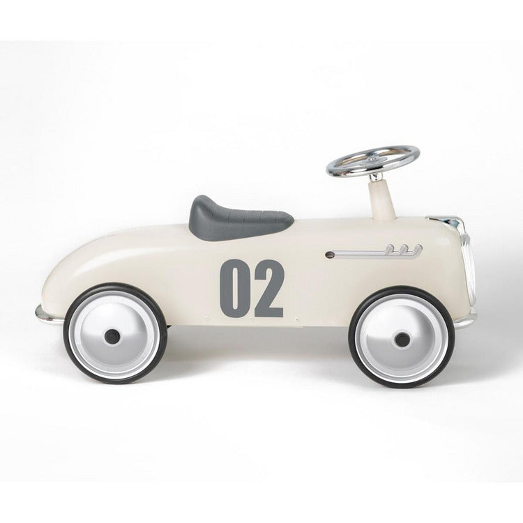 Baghera Preschool Roadster Ride-On Ivory White