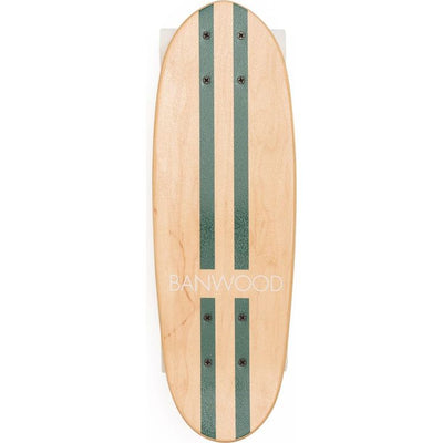 Banwood Outdoor Skateboard - Green Stripe