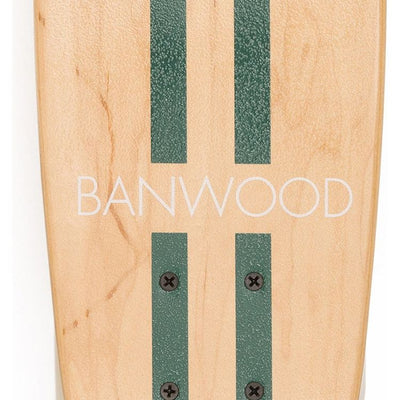 Banwood Outdoor Skateboard - Green Stripe