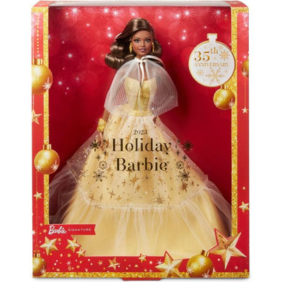 Barbie World of Barbie 2023 Holiday Barbie® Doll - Brunette Wavy Hair
