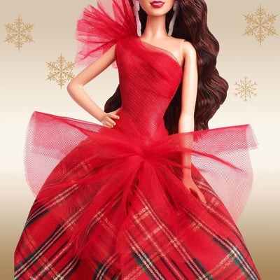 Barbie World of Barbie 2024 Barbie Holiday Doll -  Brunette