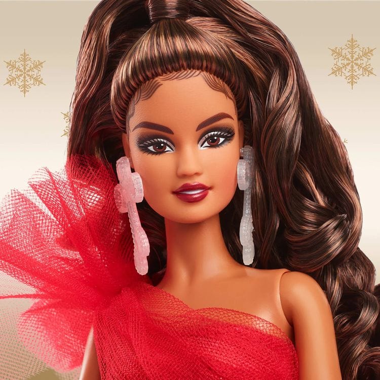 Barbie World of Barbie 2024 Barbie Holiday Doll - Brunette Ponytail