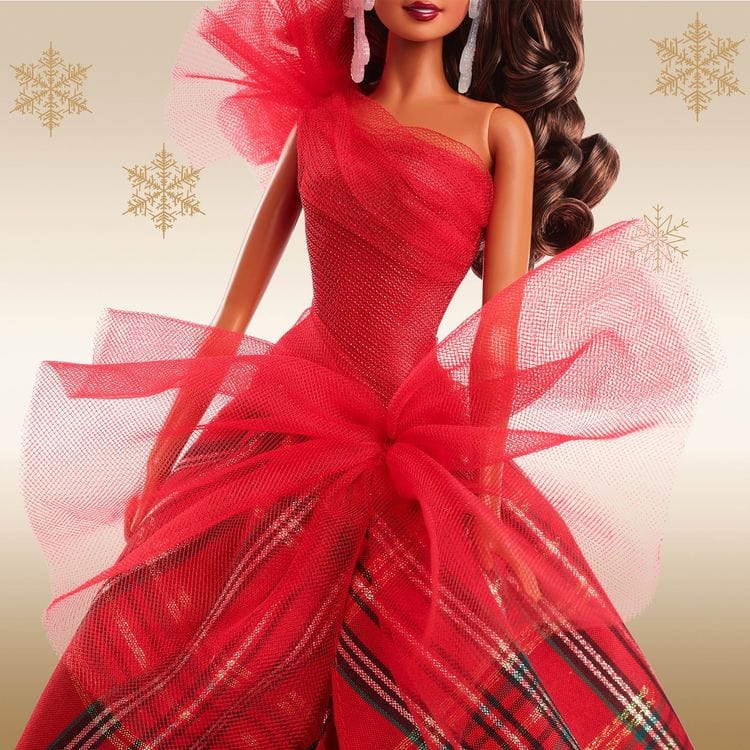 Barbie World of Barbie 2024 Barbie Holiday Doll - Brunette Ponytail