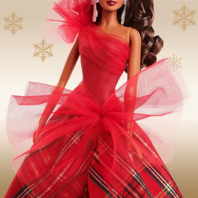 Barbie World of Barbie 2024 Barbie Holiday Doll - Brunette Ponytail