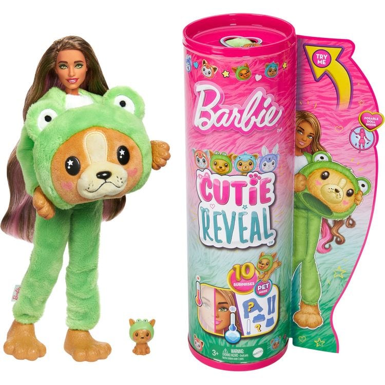 Barbie World of Barbie Barbie® Cutie Reveal™ Doll - Puppy as Frog