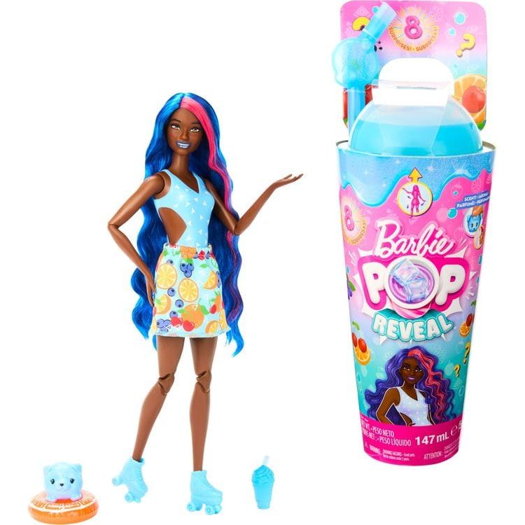 Barbie World of Barbie Barbie® Pop Reveal™ Fruit Series Doll, Fruit Punch Theme