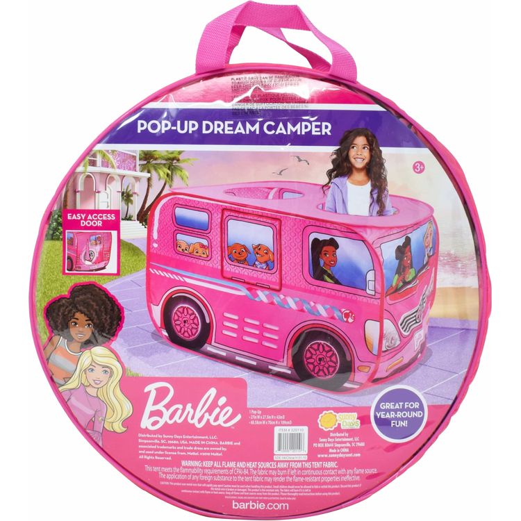 Barbie World of Barbie Barbie Poptopia Dream Camper Play Tent
