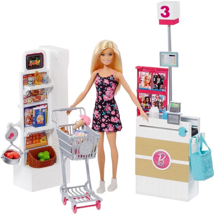 Barbie World of Barbie Barbie Supermarket and Blonde Doll