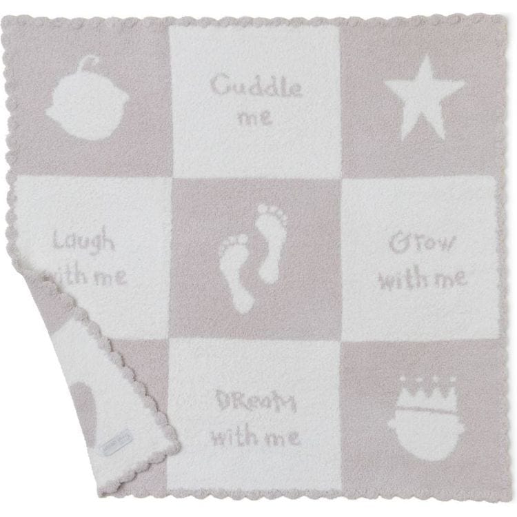 Barefoot Dreams Trend Accessories CozyChic Cuddle Receiving Blanket - Stone/Cream