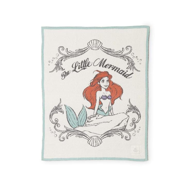 Barefoot Dreams Trend Accessories CozyChic Disney Ariel Blanket