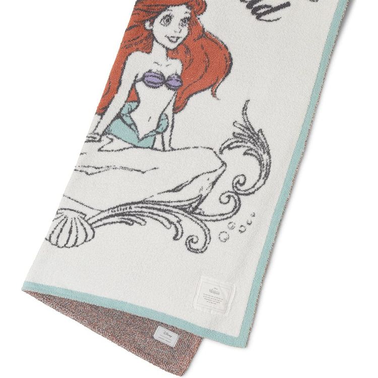 Barefoot Dreams Trend Accessories CozyChic Disney Ariel Blanket