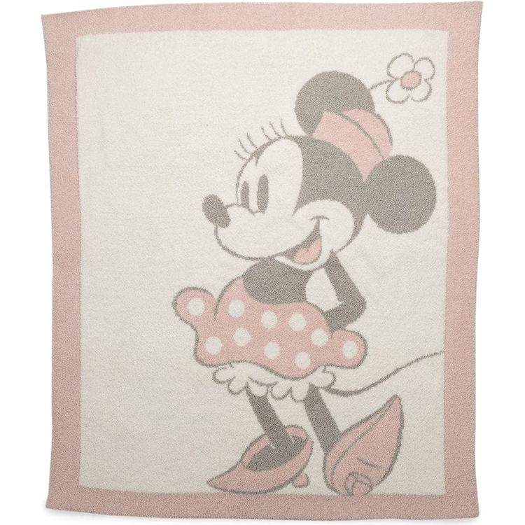 Barefoot Dreams Trend Accessories CozyChic Vintage Disney Minnie Mouse Baby Blanket