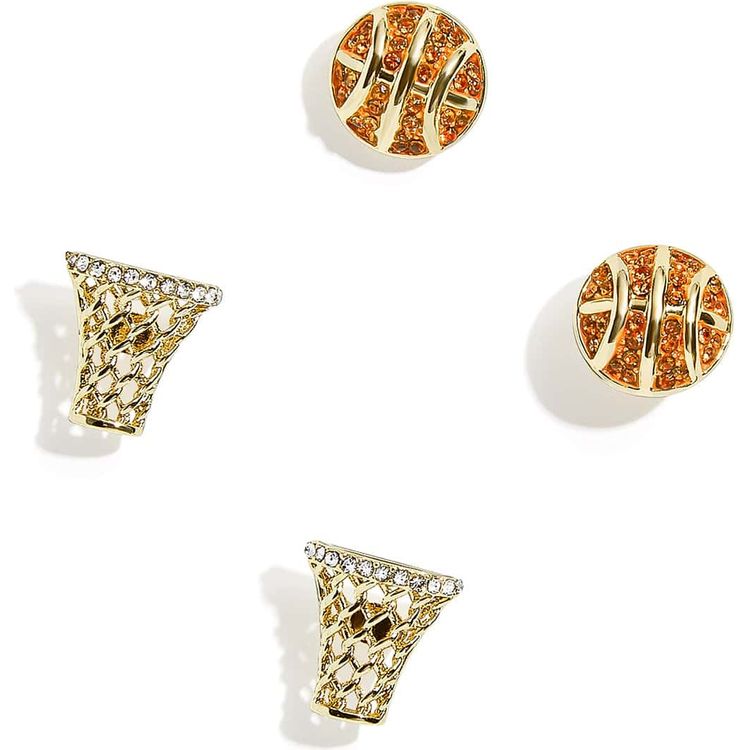 Bauble Bar Trend Accessories Basketball Earring Set