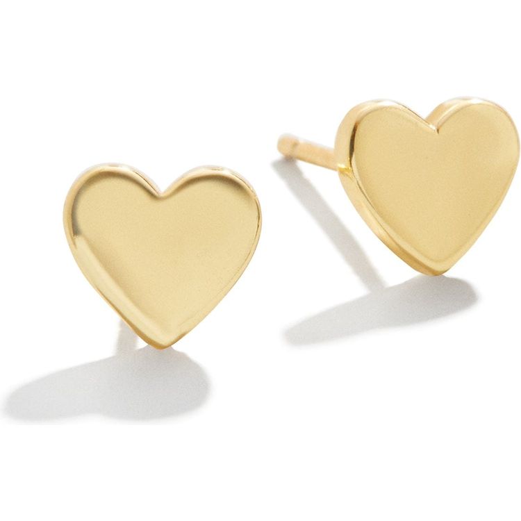 Bauble Bar Trend Accessories Whole Lotta Heart 18K Gold Kids' Earrings - Gold