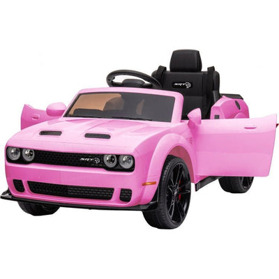 Best Ride on Cars Outdoor Dodge Challenger 12V Ride-On Car - Pink