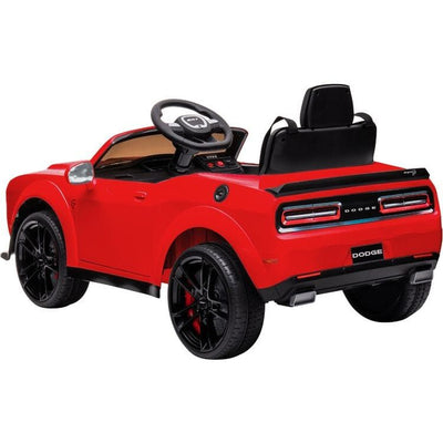 Best Ride on Cars Outdoor Dodge Challenger 12V Ride-On Car - Red