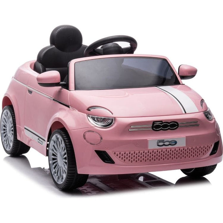 Fiat 500 12V Ride On Car Pink FAO Schwarz