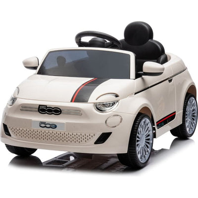 Best Ride on Cars Outdoor Fiat 500 12V White