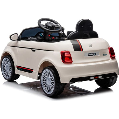 Best Ride on Cars Outdoor Fiat 500 12V White