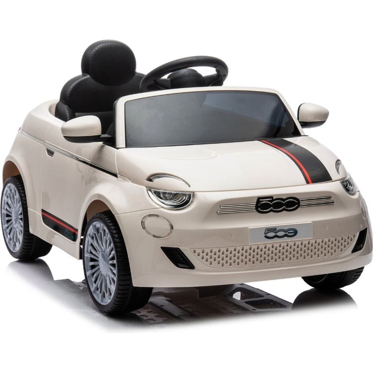 Best Ride on Cars Outdoor Fiat 500 12V White