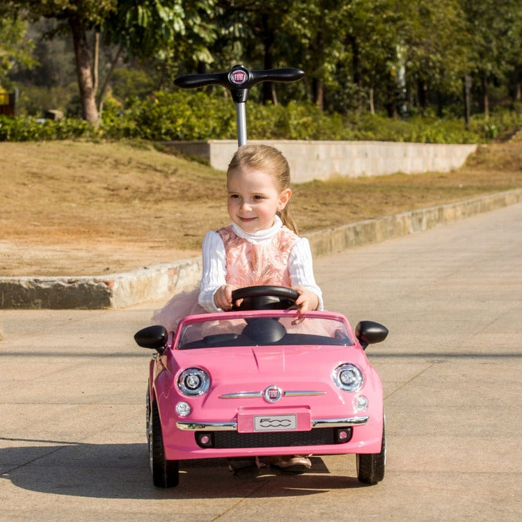 Best Ride on Cars Outdoor Fiat Push Car - Pink