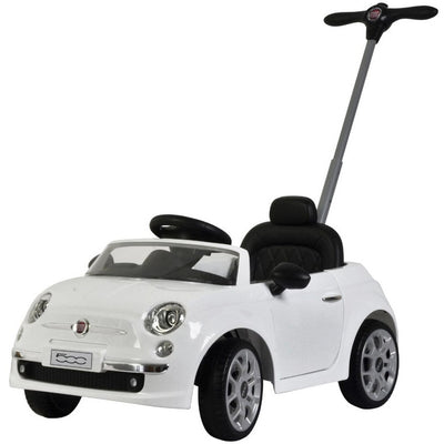 Best Ride on Cars Outdoor Fiat Push Car - White