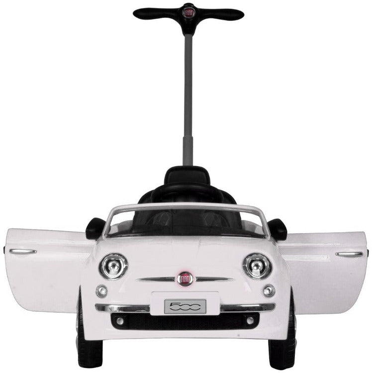 Best Ride on Cars Outdoor Fiat Push Car - White