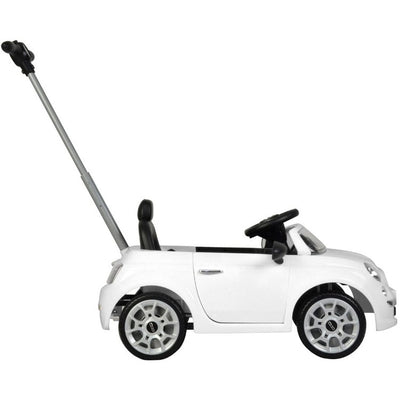 Best Ride on Cars Outdoor Fiat Push Car - White