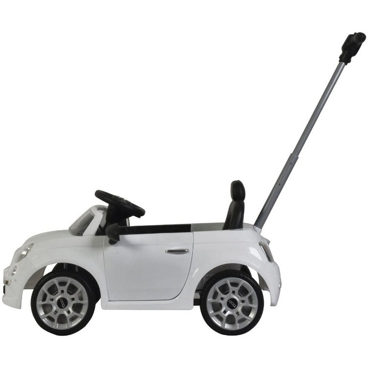 Best Ride on Cars Outdoor Fiat Push Car - White