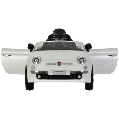 Best Ride on Cars Outdoor Fiat Push Car - White