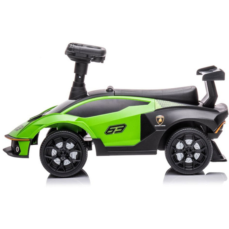 Green 2024 & Black Lamborghini SCV Ride-On