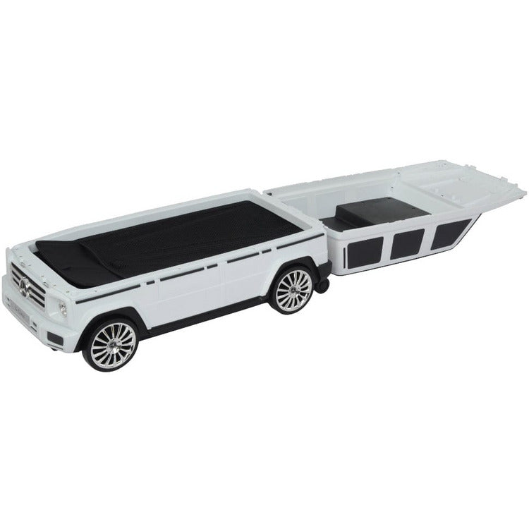 Best Ride on Cars Outdoor Mercedes G Class Suitcase - White