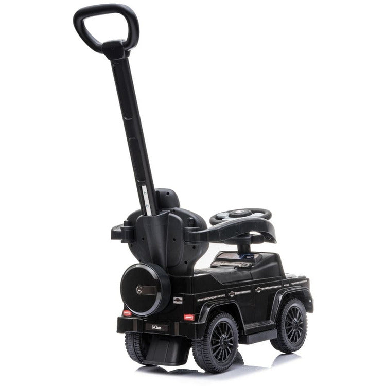 Best Ride on Cars Outdoor Mercedes G-Wagon 3 In 1 Push Car - Black
