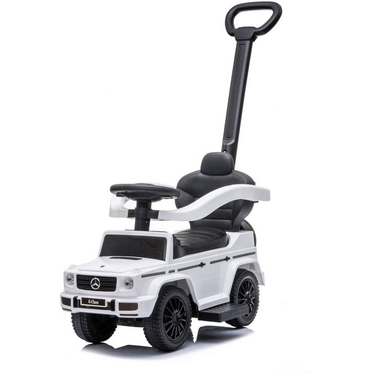 Best Ride on Cars Outdoor Mercedes G-Wagon 3 In 1 Push Car - White