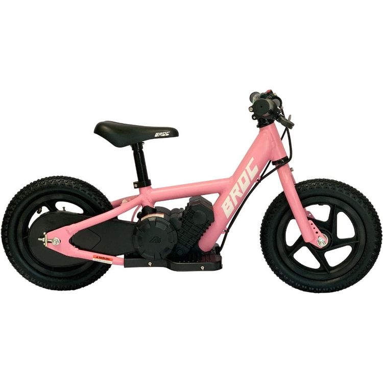 Best Ride on Cars Outdoor Pink E-Bike - 12"