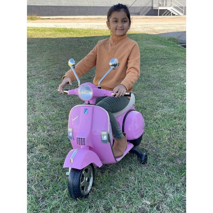 Best Ride on Cars Outdoor Vespa Scooter - Pink