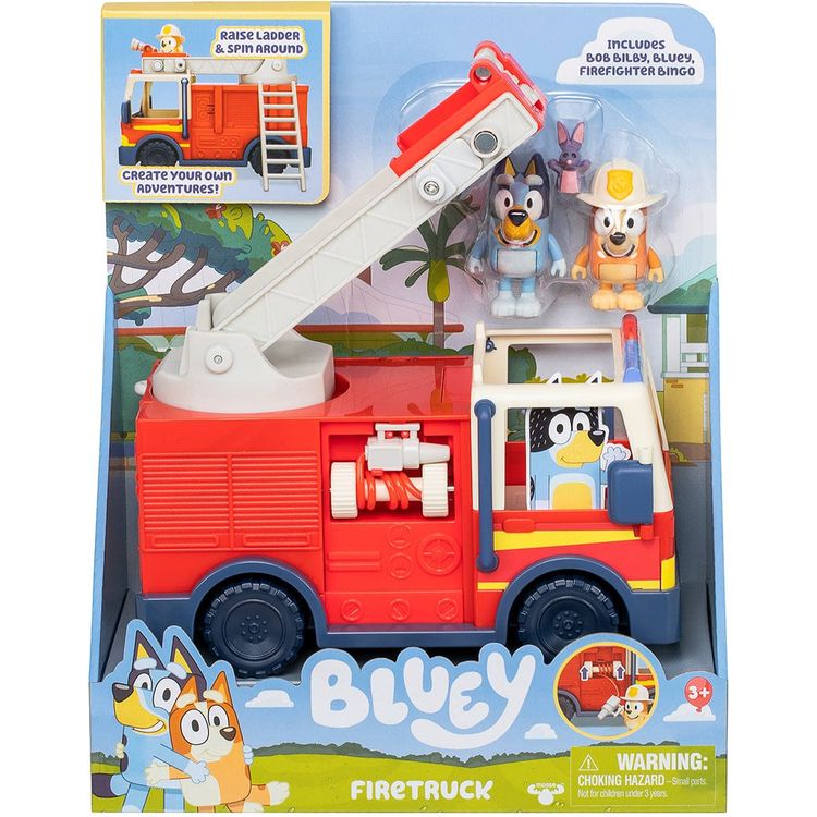 Bluey Preschool Bluey Firetruck - Series 10