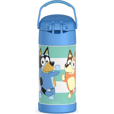 Bluey Souvenirs Bluey 12 Ounce Thermos Bottle with Straw