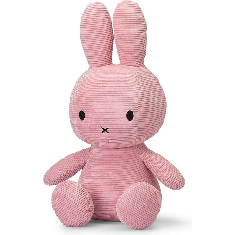 Bon Ton Toys Plush 27.5" Miffy ECO Corduroy Plush - Pink