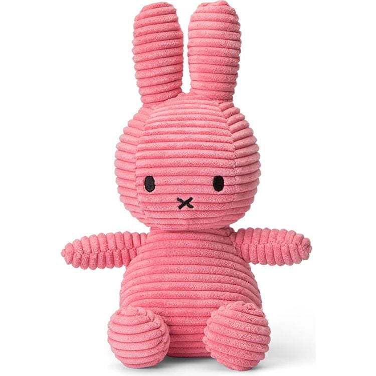 Bon Ton Toys Plush 9" Miffy ECO Corduroy Plush - Bubblegum Pink