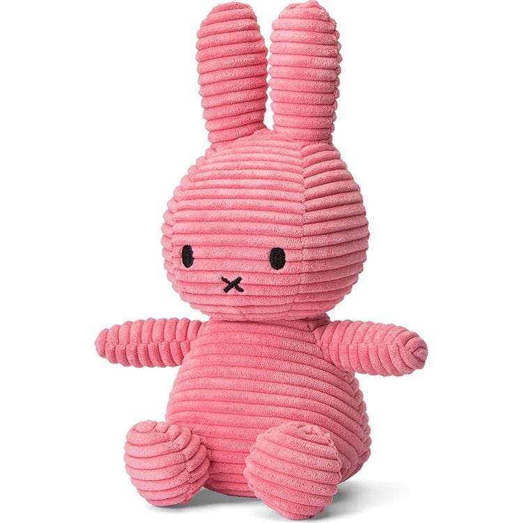 Bon Ton Toys Plush 9" Miffy ECO Corduroy Plush - Bubblegum Pink