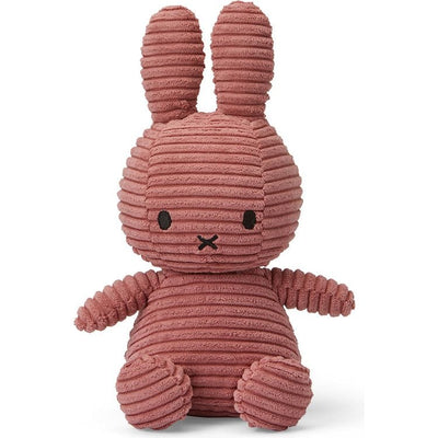 Bon Ton Toys Plush 9" Miffy ECO Corduroy Plush - Dusty Rose