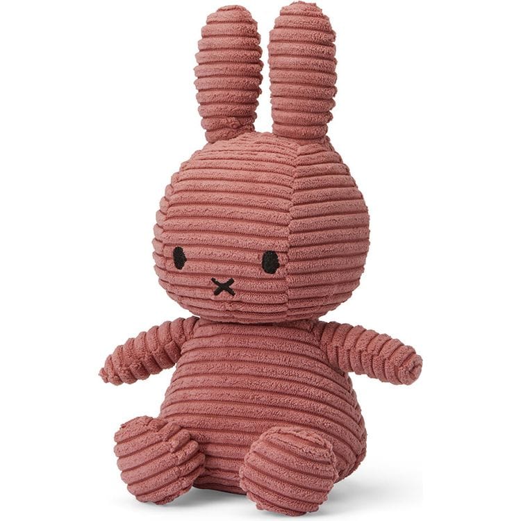 Bon Ton Toys Plush 9" Miffy ECO Corduroy Plush - Dusty Rose