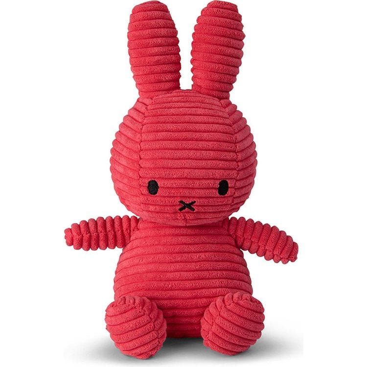 Bon Ton Toys Plush 9" Miffy ECO Corduroy Plush - Fuchsia