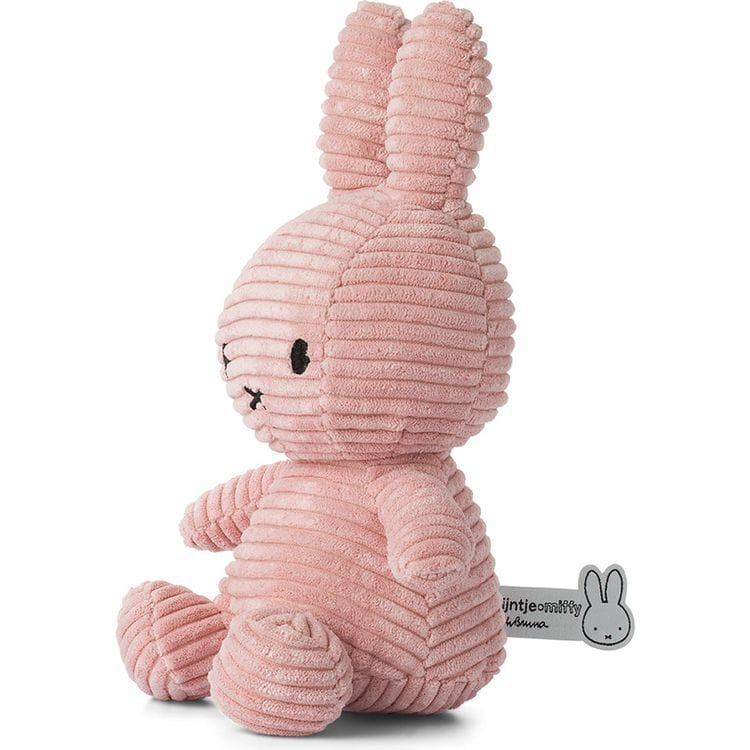 Bon Ton Toys Plush 9" Miffy ECO Corduroy Plush - Pink
