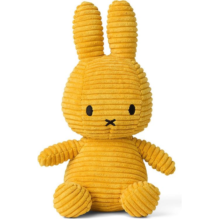 Bon Ton Toys Plush 9" Miffy ECO Corduroy Plush - Yellow