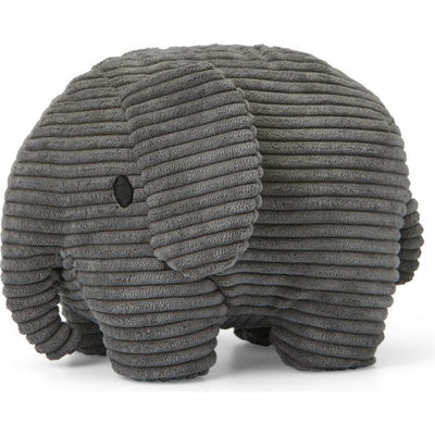 Bon Ton Toys Plush Miffy Elephant Corduroy Grey 9"