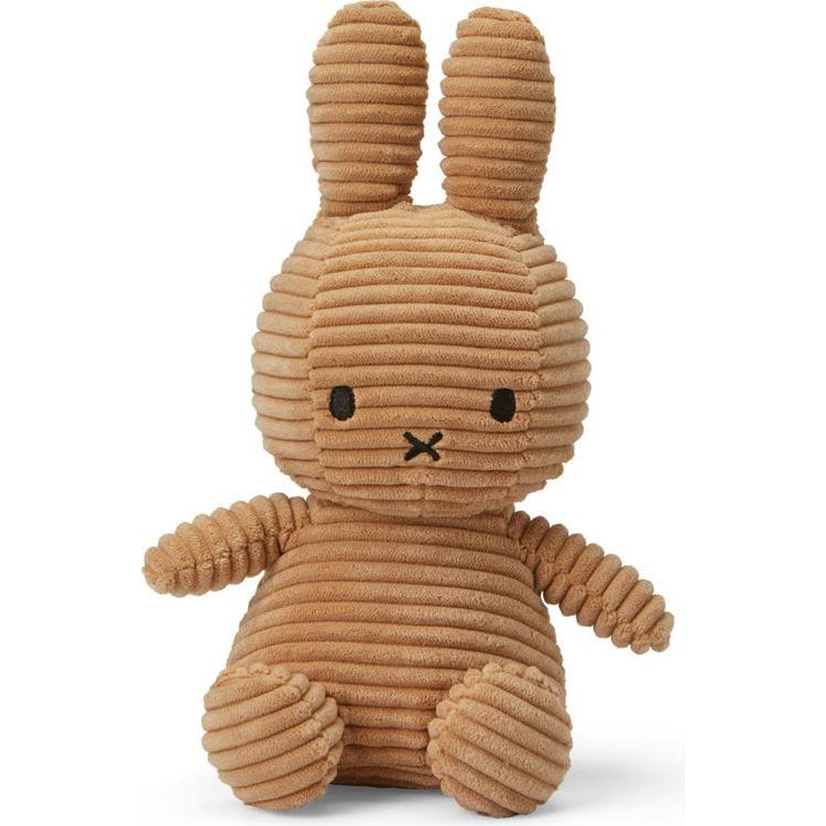 Bon Ton Toys Plush Miffy Sitting Corduroy Beige 9"