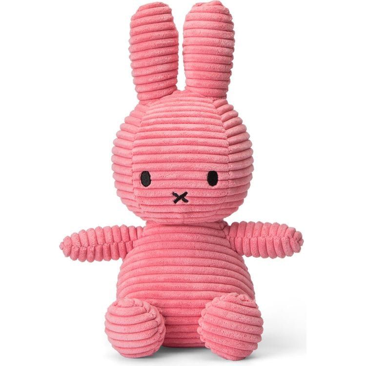 Bon Ton Toys Plush Miffy Sitting Corduroy Bubblegum Pink 9"
